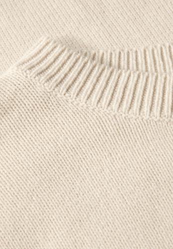 Rundhals Pullover 36 - Tusk Cream