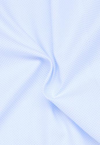 Bluse Jacquard Langarm Blau 38/Langarm