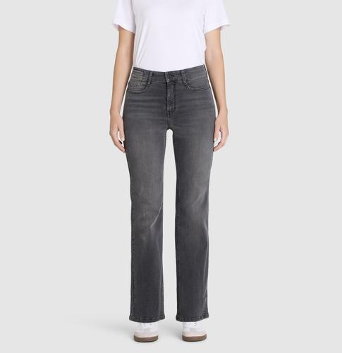 MAC JEANS - LAURA, Authentic Stretch Denim 42/28 Flared Fit - Grau