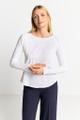 Organic Heavy Jersey Longsleeve Weiß XS