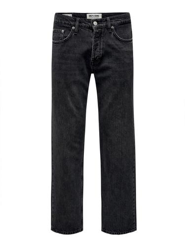 ONSEDGE STRAIGHT BLACK 6985 TAI DNM NOOS 31/34 Gerade geschnitten - Black Denim