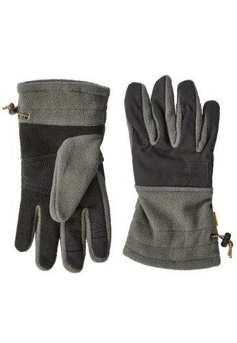 Sportlicher Fleecehandschuh mit Touchscreen Funktion L Regular Fit - Rock Grey