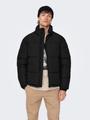 ONSMELVIN LIFE LF PUFFER JACKET OTW VD XL - Black