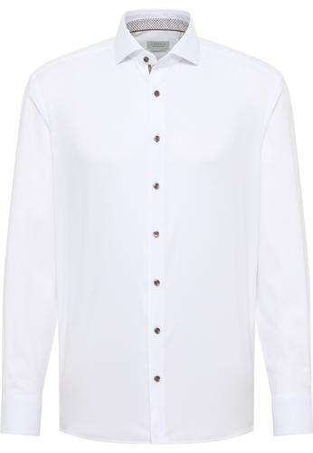Hemd Natté Langarm 45/Langarm - 65cm MODERN FIT - Weiß
