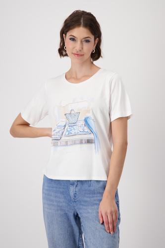 T-Shirt mit Print 42 - Off-white