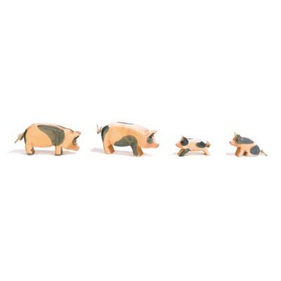 Ferkel, sitzend (gefleckt)