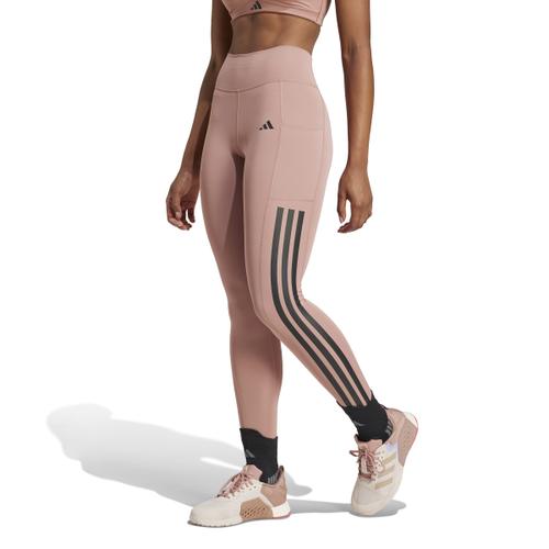 ADIDAS Damen Tight Optime 3-Streifen Full-Length S in Blau