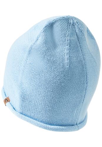 Leichter Strickbeanie aus Baumwolle OS - Soft Blue