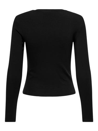 ONLRILEY O-NECK L/S TOP JRS NOOS Schwarz M
