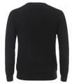 Pullover mit V-Ausschnitt uni 004430 XL Basic Knitwear - Schwarz
