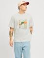 JORMANCHESTER SKETCH TEE SS CREW NECK L Locker geschnitten - Antique White