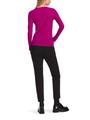 T-Shirt mit gerafftem Dekolleté 40 - Alpine Rose