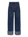 KOGMEGAN STRAIGHT FOLD UP DNM PIM 158 Gerade geschnitten - Dark Blue Denim