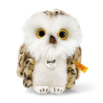 Steiff - Kuscheltiere - Wittie Eule, grau gescheckt, 12cm