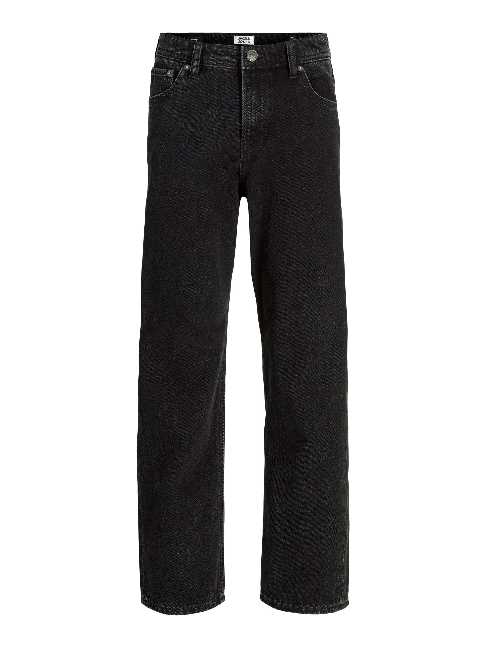 JJICHRIS JJORIGINAL SQ 041 JNR 146 Locker geschnitten - Black Denim