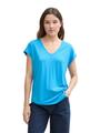 Loose Fit T-Shirt mit V-Ausschnitt XL Loose Fit - Florida Blue