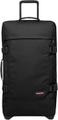 EASTPAK Rollkoffer "Tranverz S Upper East Stripe" - in Schwarz