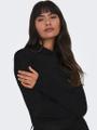 ONLCLARA L/S ROLLNECK JRS Schwarz L