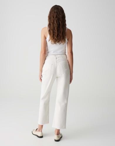 OPUS 5-Pocket-Jeans »Lani Fresh« in trendiger Culotte Form - Weiß / 40 L26