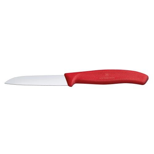 Gemüsemesser SwissClassic, 8 cm, schwarz rostfreier Stahl
