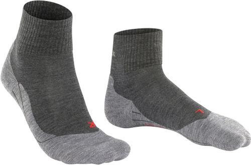 FALKE TK5 Short Herren Socken 42-43 in Grau