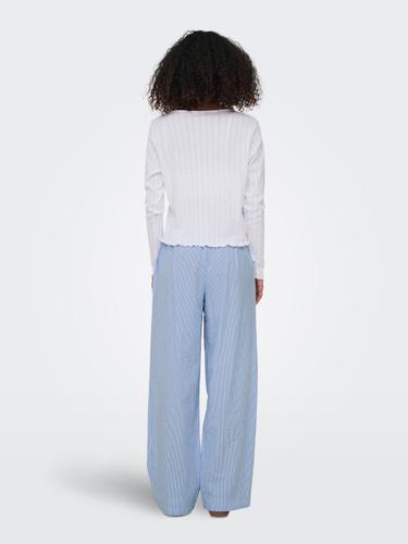 ONLCARLOTTA L/S STRING CARDIGAN JRS M Normal geschnitten - White