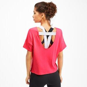 PUMA Damen T-Shirt HIT Feel It Tee S in Pink