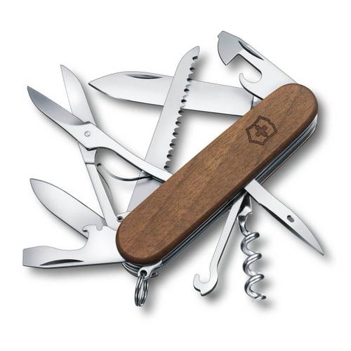 Victorinox Taschenmesser Huntsman Wood 9,1cm Nussbaumholz - Default Title