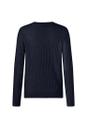Pullover Rundhals 1/1 Arm Blau 42