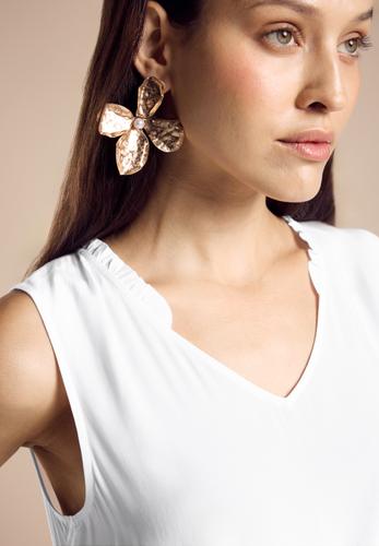 Blusentop mit Frills 42 - White