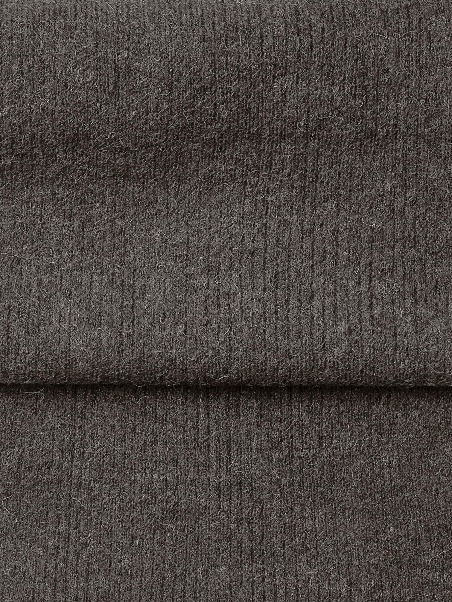 SLFLULU WOOLBLEND NARROW KNIT SCARF NOOS ONE SIZE - Medium Grey Melange