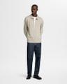 SLHEMANUEL SOFT FULL ZIP SWEAT NOOS Grau S
