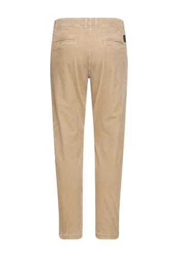 Regular Fit Chino Hose aus Cord 34/30 Regular Fit - Beige