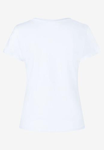 T-Shirt mit Schriftzug weiß Herbst-Kollektion Weiß 40