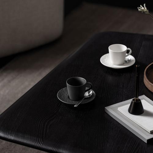 Villeroy und Boch Manufacture Rock Espressountertasse 12cm - Schwarz