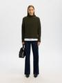 SLFSELMA SUS LS KNIT PULLOVER NOOS S Locker geschnitten - Deep Depths