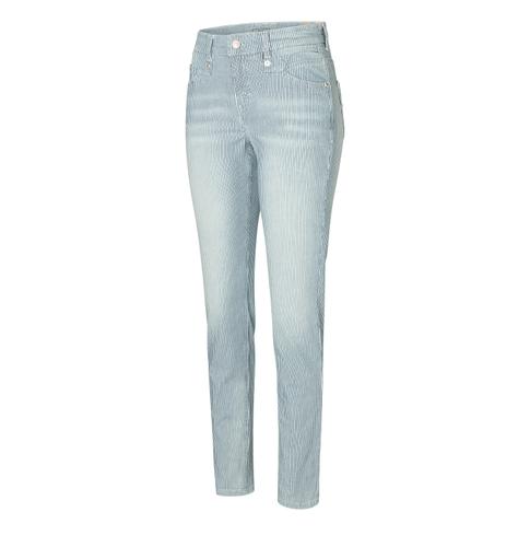 MAC JEANS - RICH SLIM, Stripe Denim 36/28 - Blau