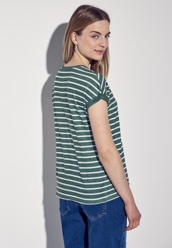 Gestreiftes T-Shirt 36 - Garden Green