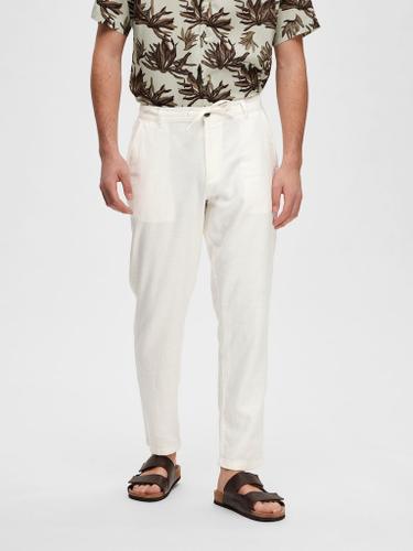SLH172-SLIMTAPE BRODY LINEN PANT NOOS Weiß XXL
