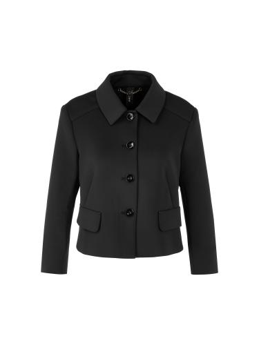 Jacke aus Scuba-Jersey 44 - Black
