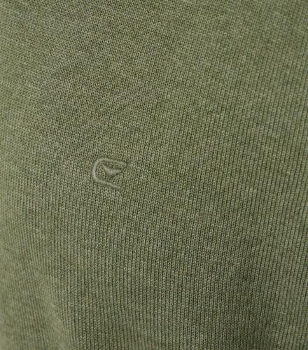 Pullover mit V-Ausschnitt uni 004430 XL - Grün