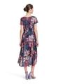Cocktailkleid 42 Ausgestellt - Dark Blue/dark Red