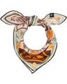 Nickituch Seidentuch mit sommerlichem Zitronen-Design OS - Tiger's Eye