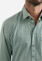 Shirt Stretch Allover Printed M Regular Fit - Seablue