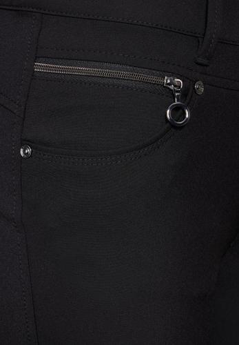 Hose mit Zipper Details 34/30 - Black