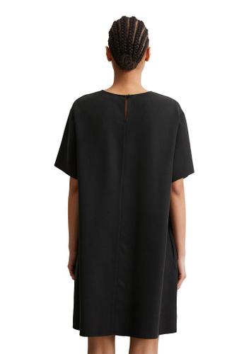 Kurzes Kleid relaxed Blau M