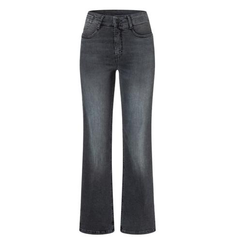 MAC JEANS - LAURA, Authentic Stretch Denim 42/28 Flared Fit - Grau