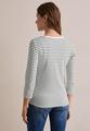 Gestreiftes Shirt L - Vanilla White