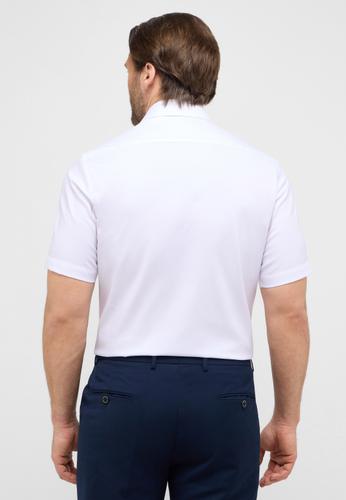 Hemd Hahnentritt Kurzarm 42/Kurzarm COMFORT FIT - Weiß