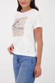 T-Shirt mit Leopardenprint 44 - Off-white